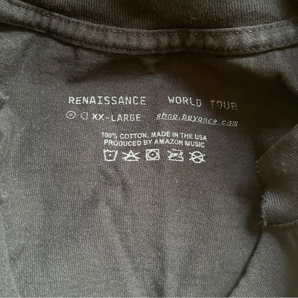 BEYONCE Women's Renaissance 2023 World Tour Concert T-Shirt XXL | GUC - Picture 6 of 8
